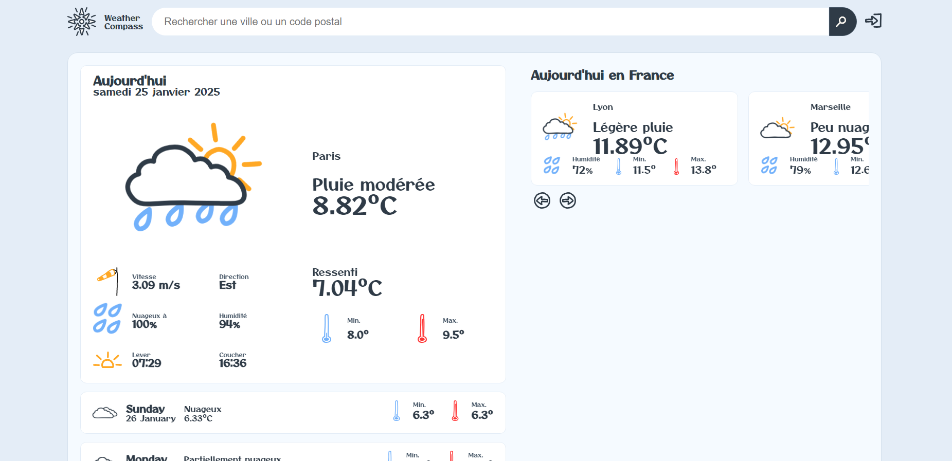 Weather Compass
